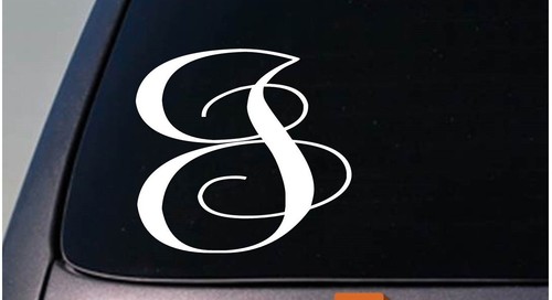 Letter monogram sticker - j,