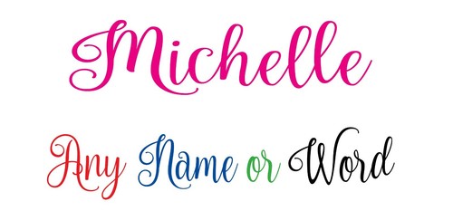 Personalized monogram script - monogram,
