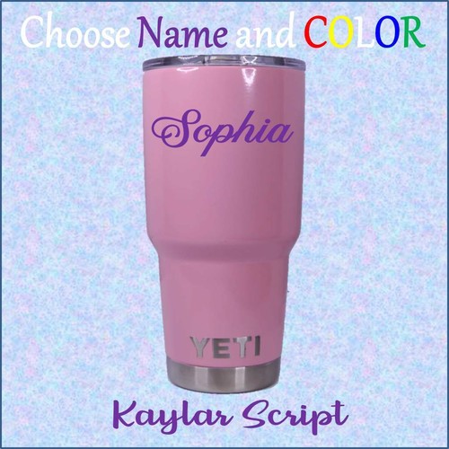 Script vinyl decal - , for