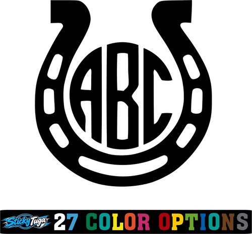 Custom horseshoe monogram - custom,
